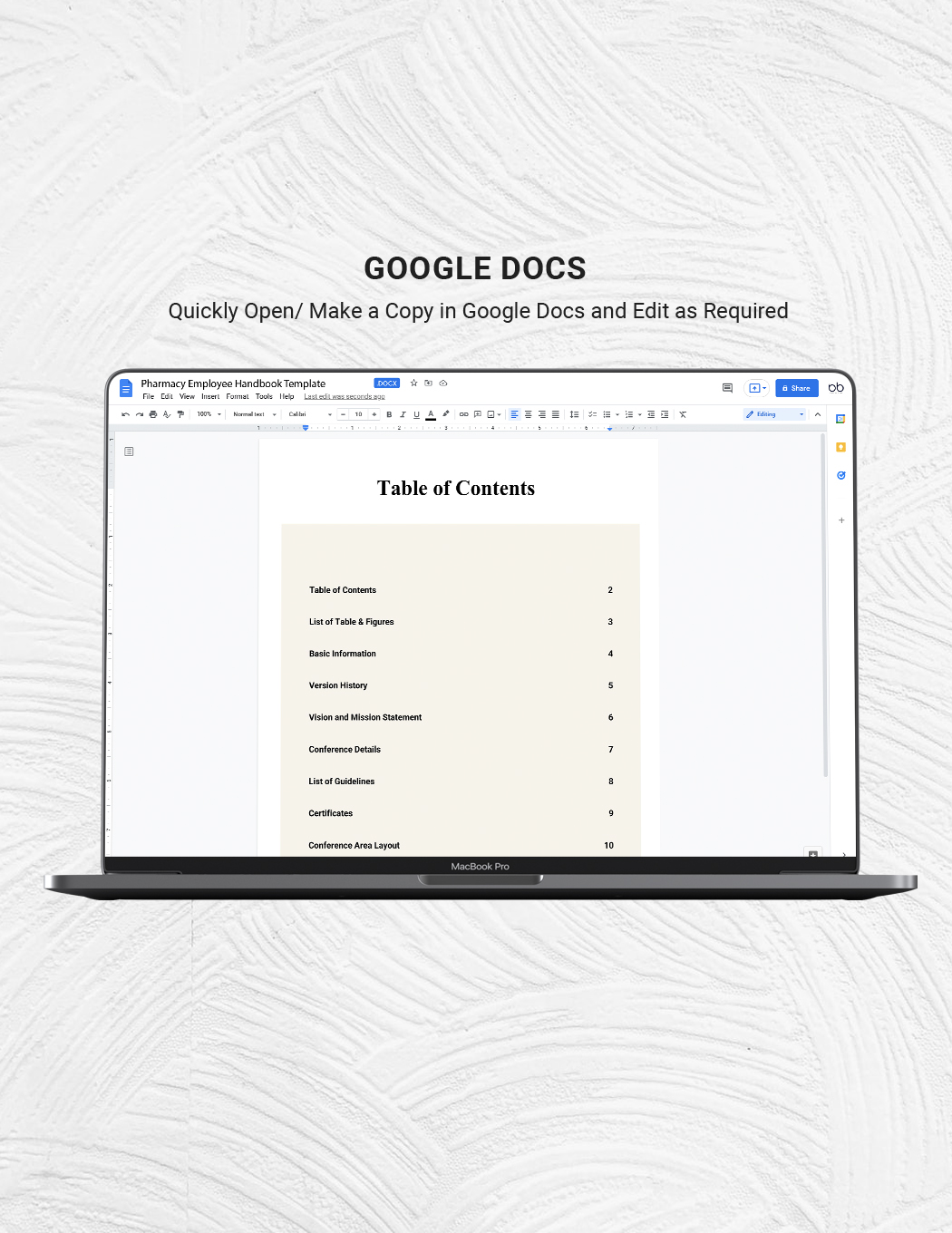 Free Conference Handbook Template to Edit Online