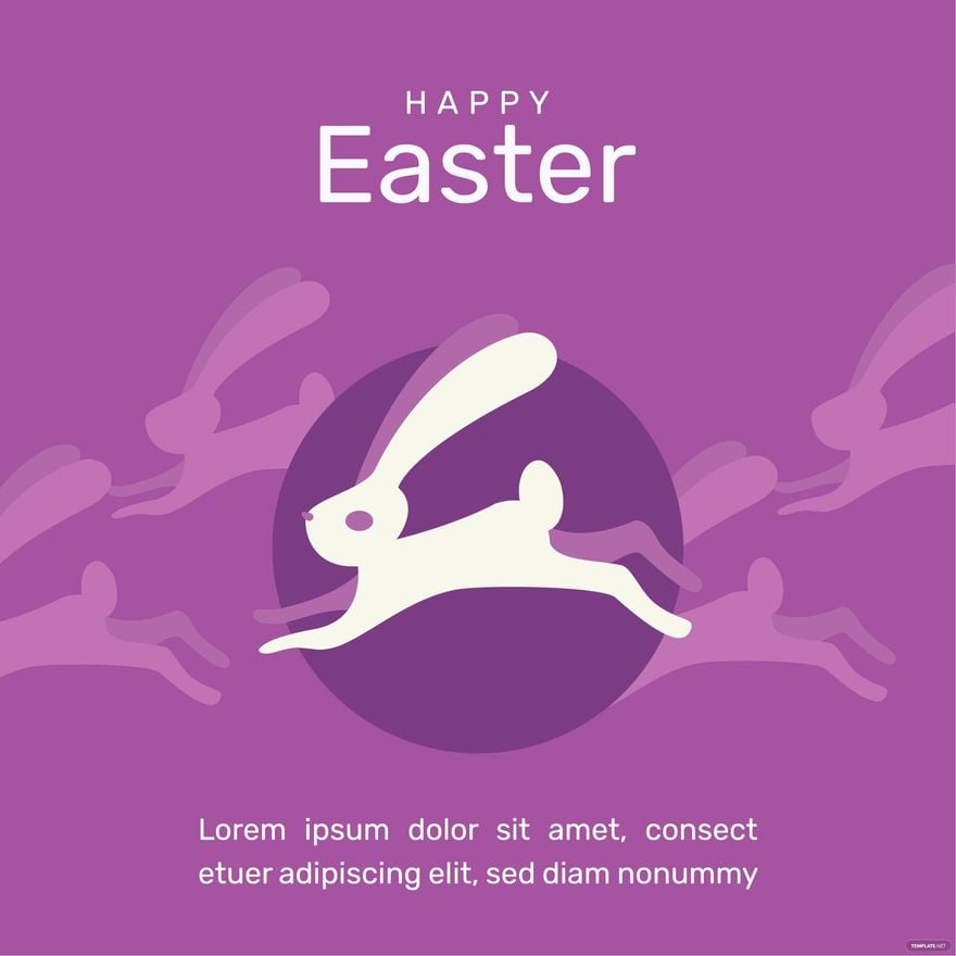 Free Easter Poster Vector