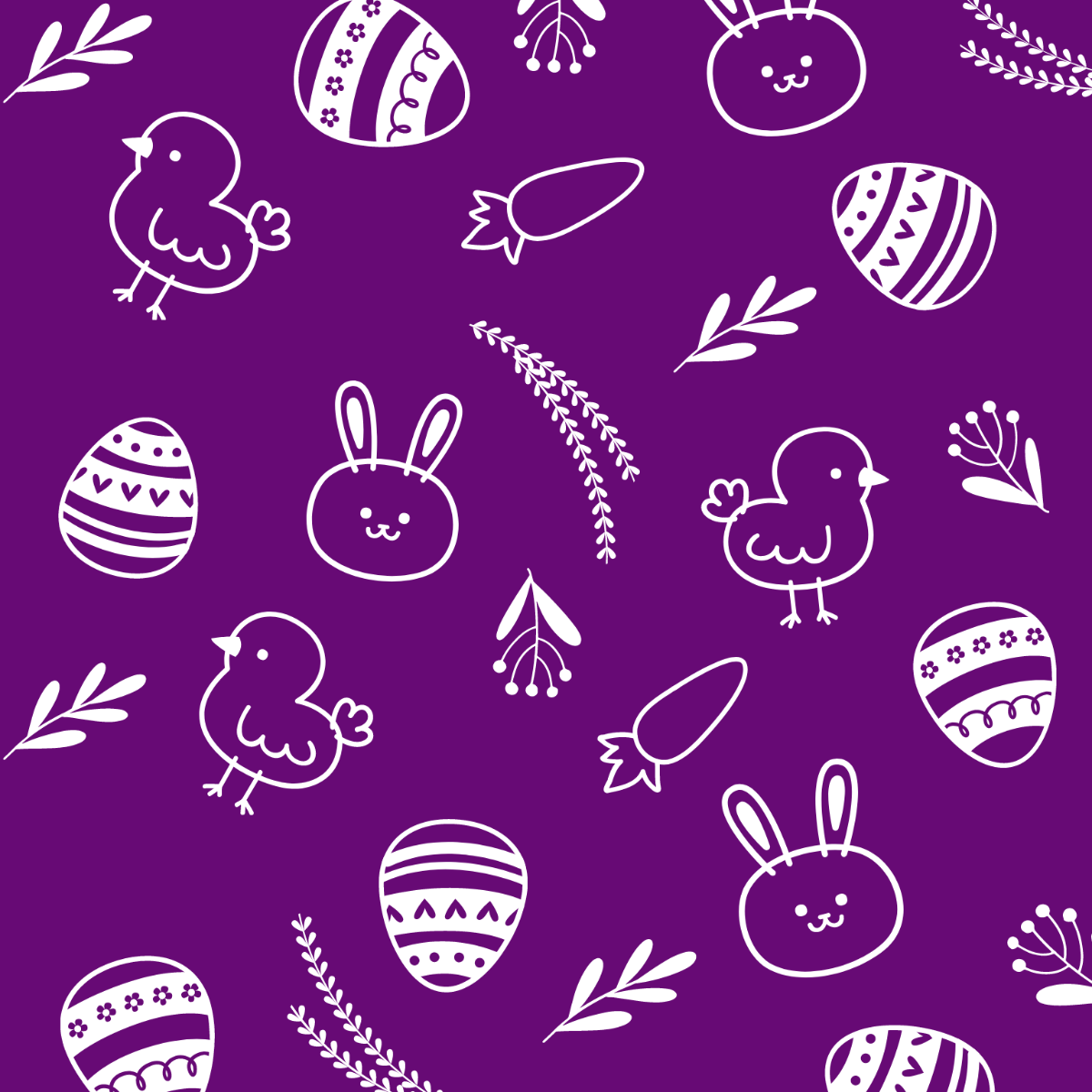 Free Easter Icon Vector Template