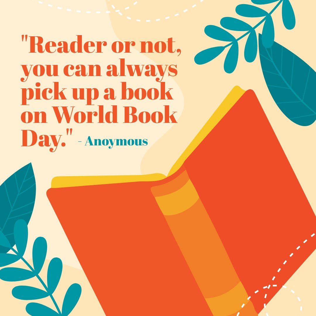 Inspirational Book Day Quote
