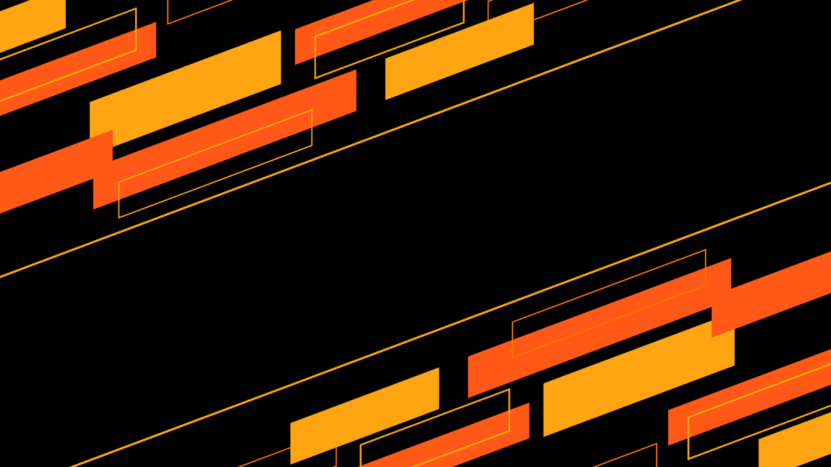 Orange And Black Background Template
