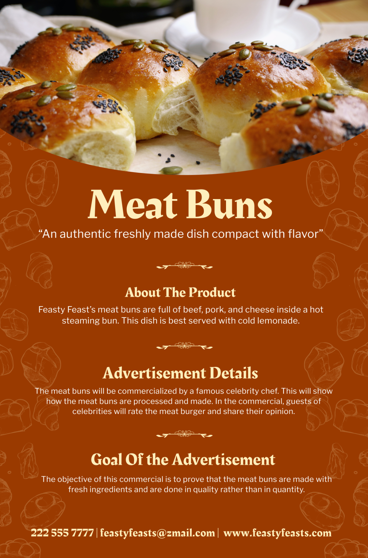 Advertising One Sheet Template