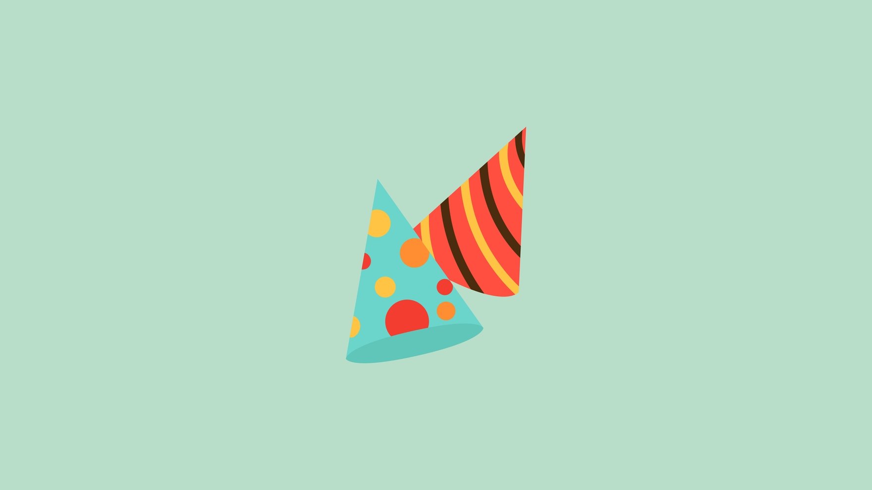 Birthday Hat Background in Illustrator, EPS, SVG, JPG, PNG