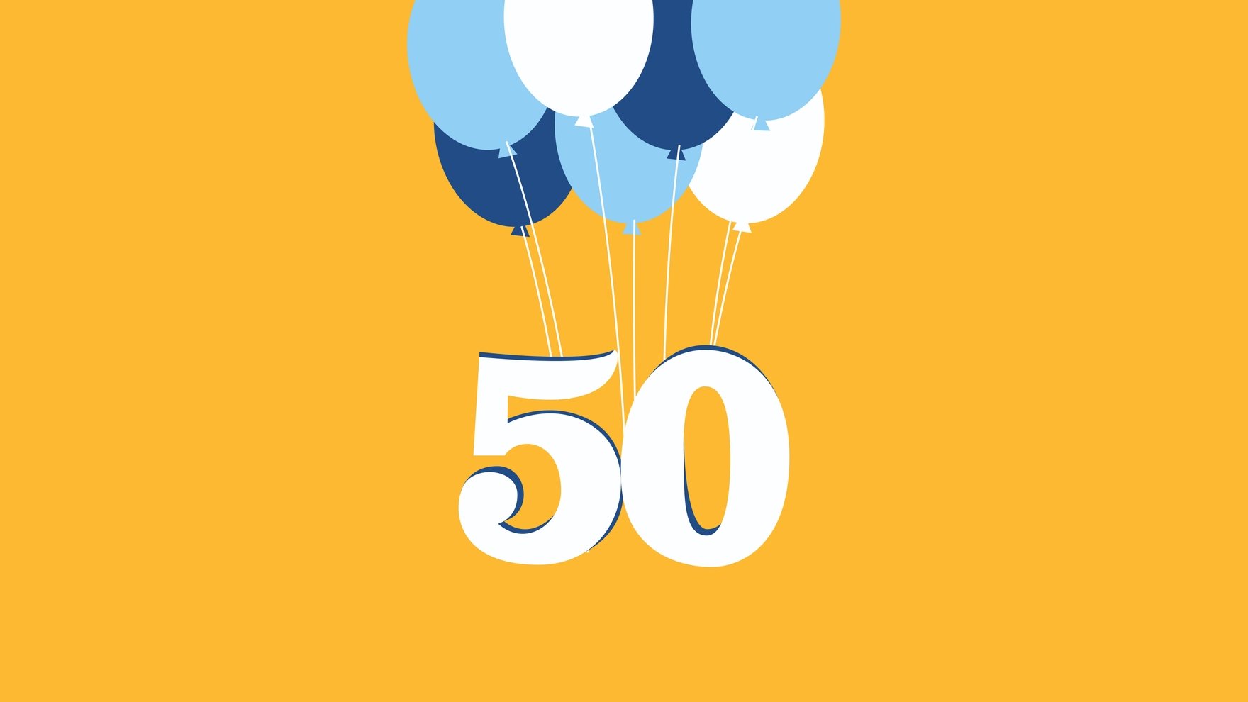 Free 50th Birthday Background in Illustrator, EPS, SVG, JPG, PNG