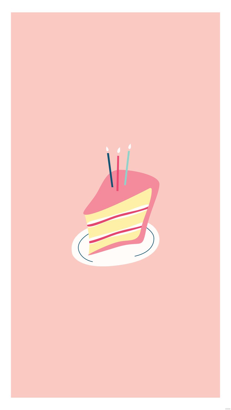 Free Pink Birthday Mobile Background