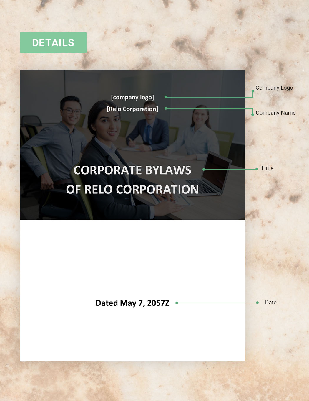 `New Jersey Corporate Bylaws Template