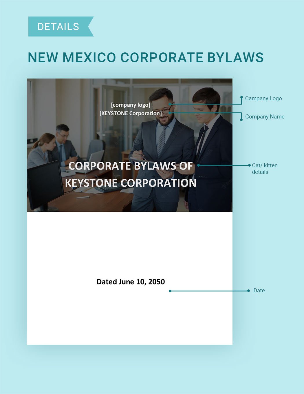 New Mexico Corporate Bylaws Template