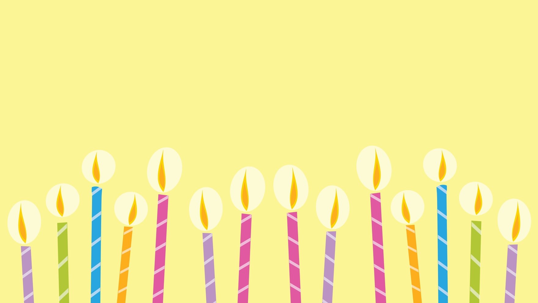 Birthday Candle Background