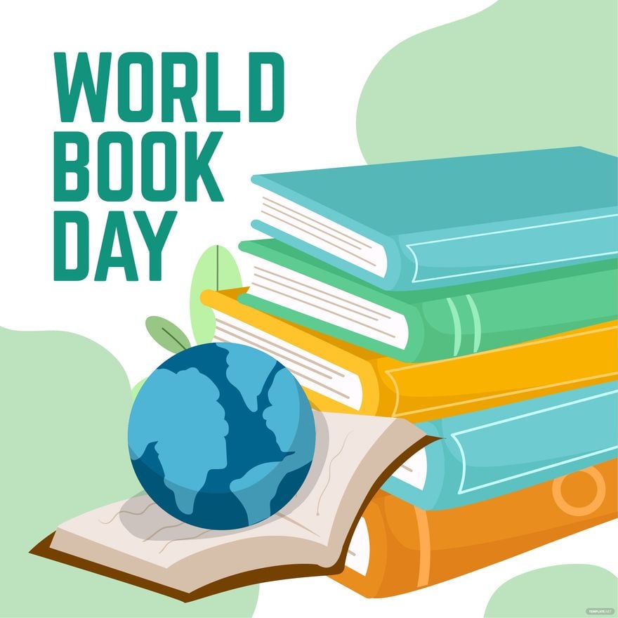 Happy World Book Day Background