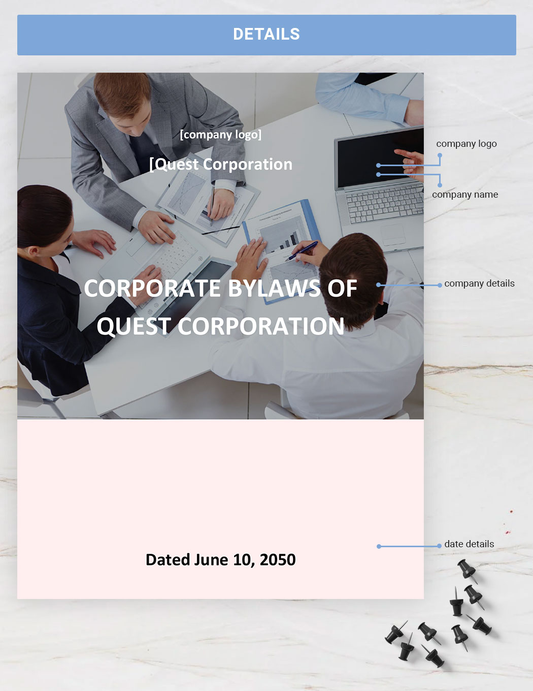 Vermont Corporate Bylaws Template