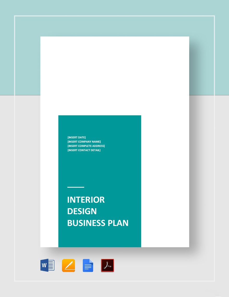 business plan for interior design company