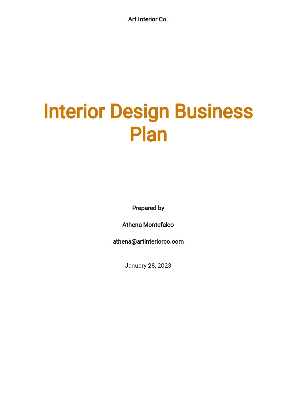 Interior Design Business Plan Template.jpe
