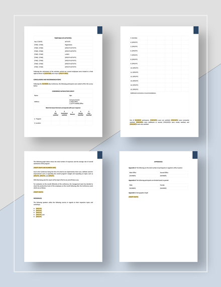 Conference Report Template