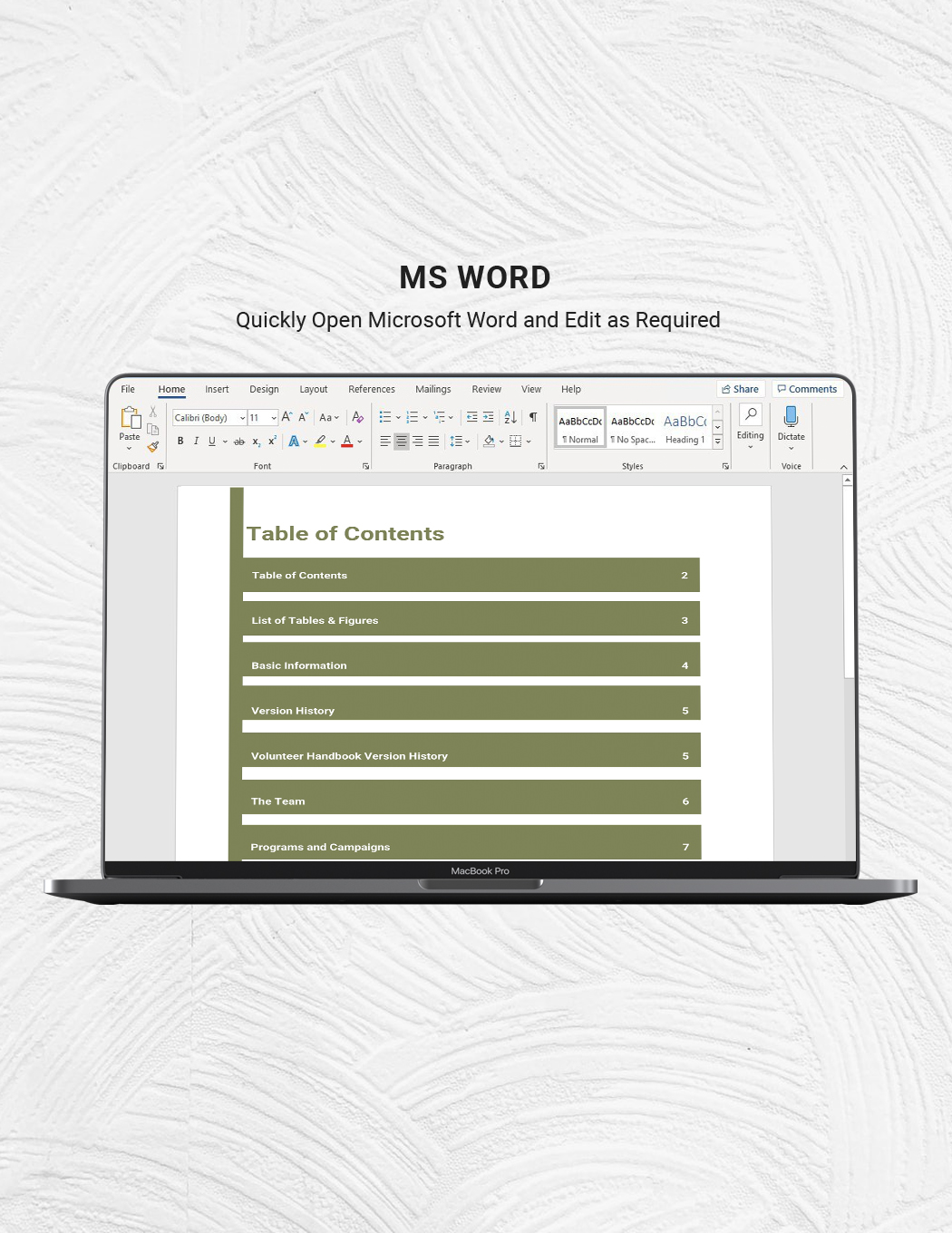 Free Volunteer Handbook Template to Edit Online