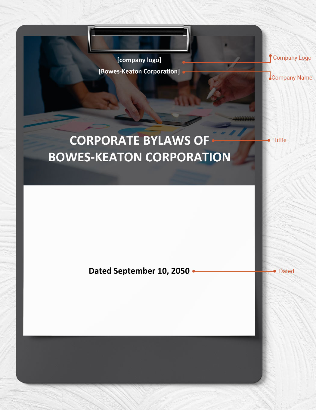 Shareholders Corporate Bylaws Template