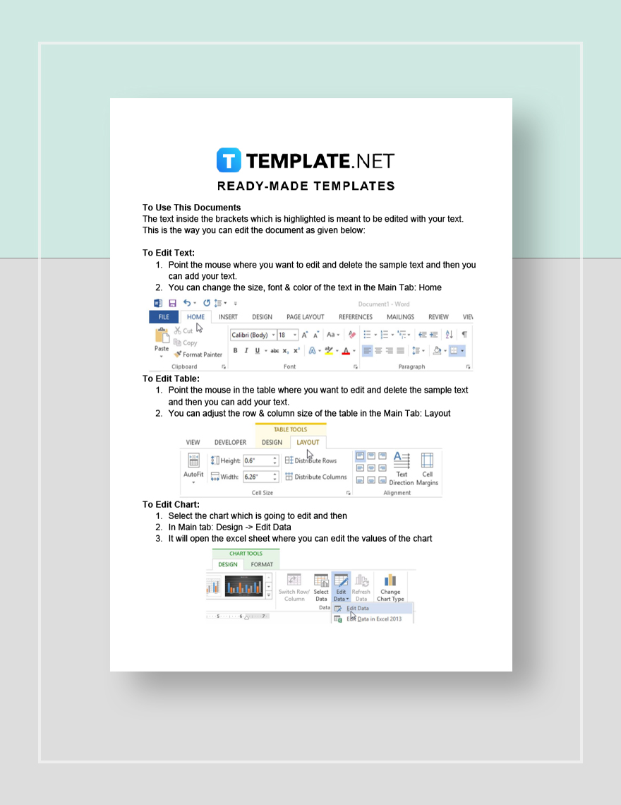 Business Expense Report Instructions