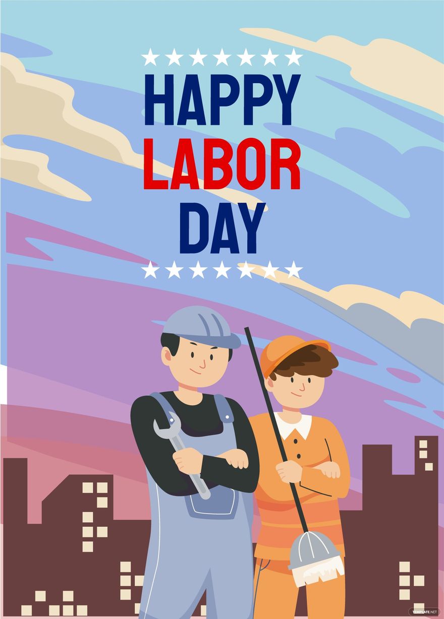 Labor Day Poster Vector