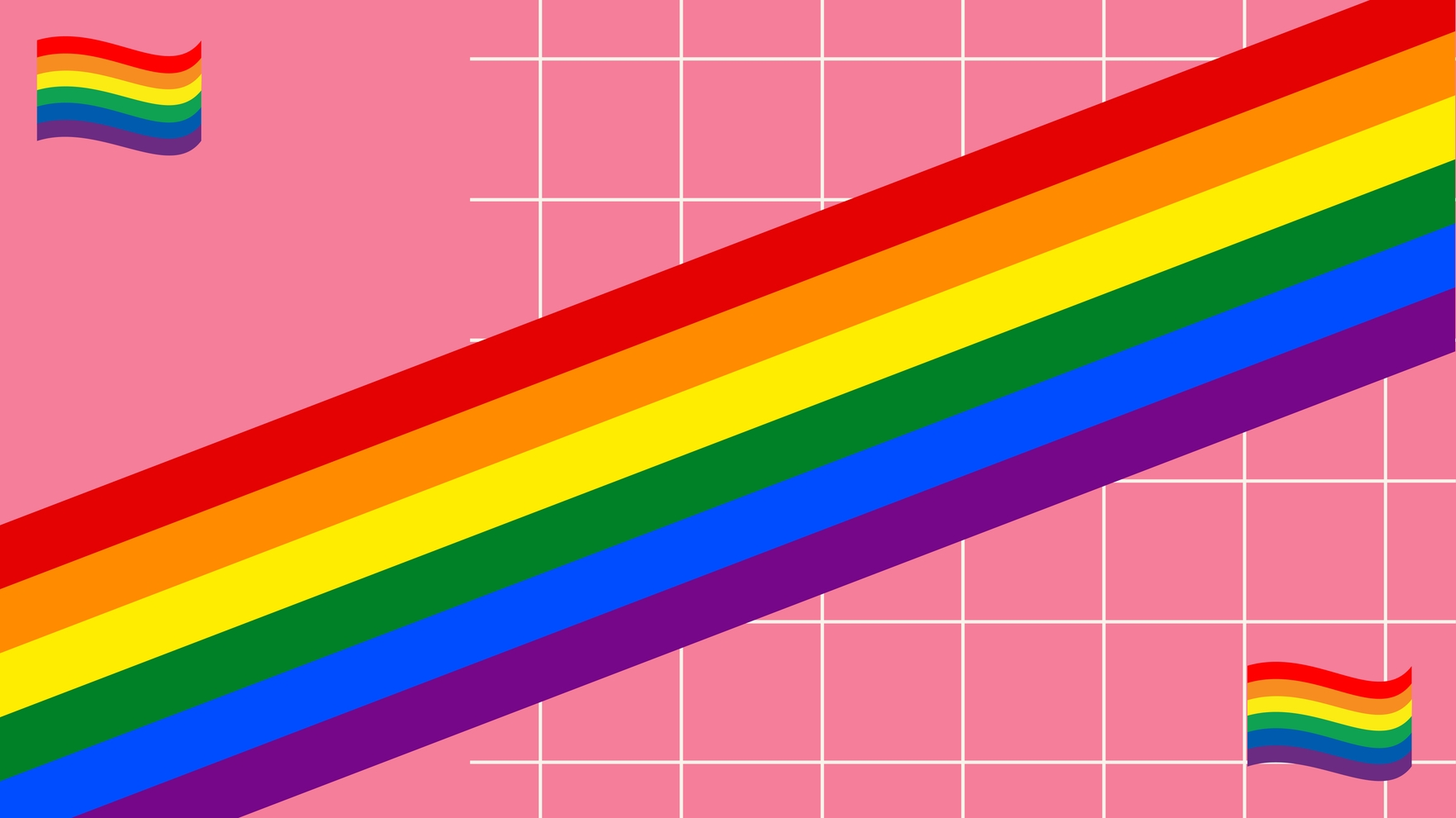 Free Rainbow Flag Background