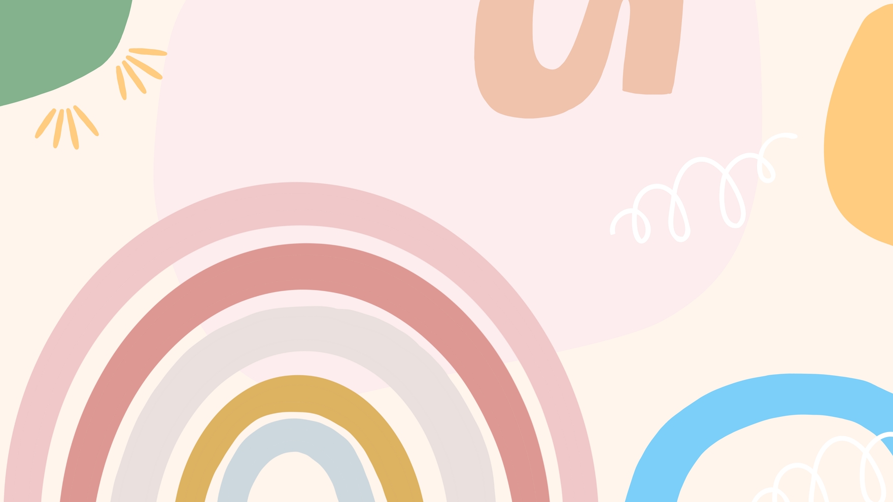 Pastel Rainbow Background