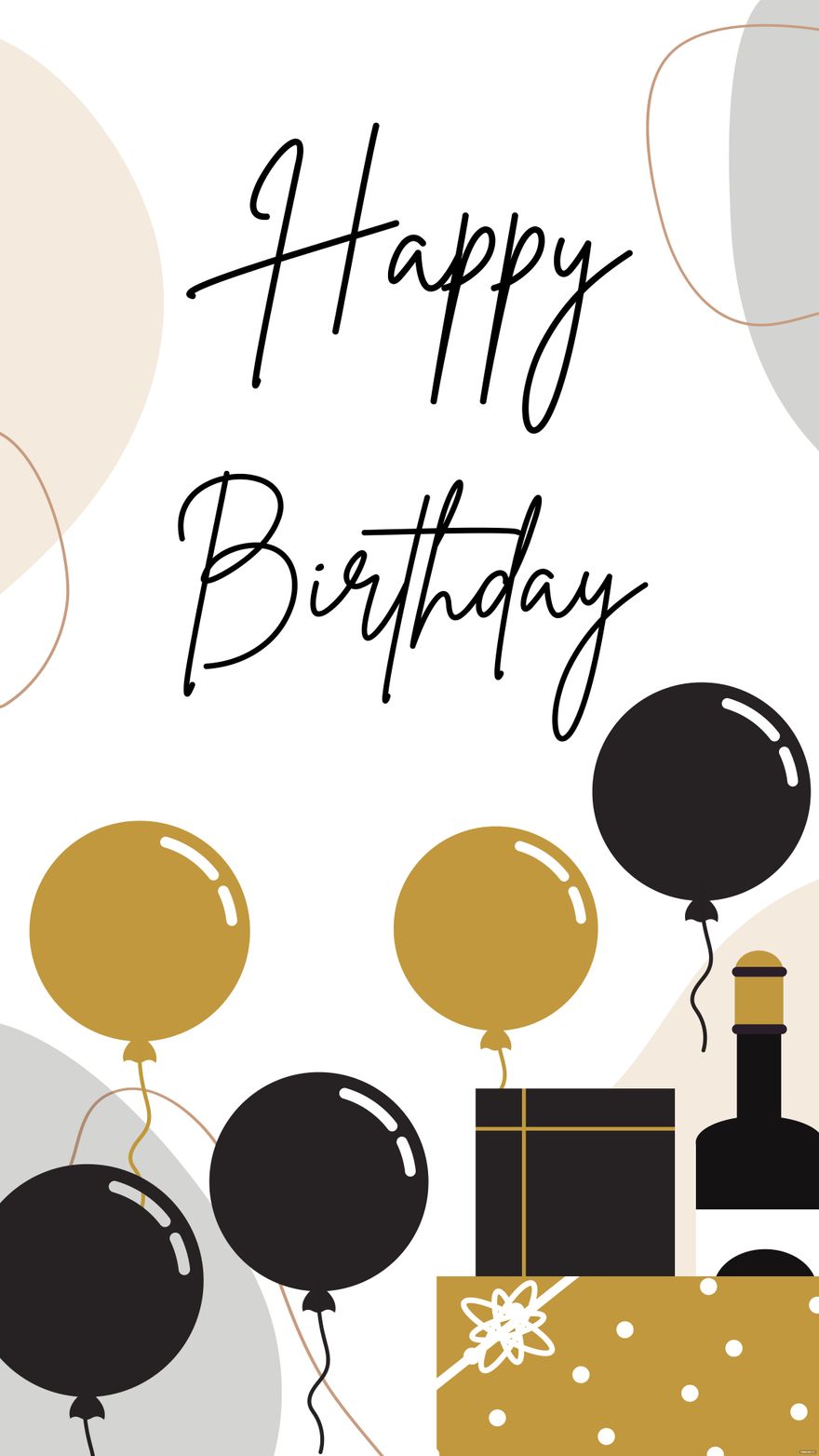 Free Transparent Happy Birthday Mobile Background