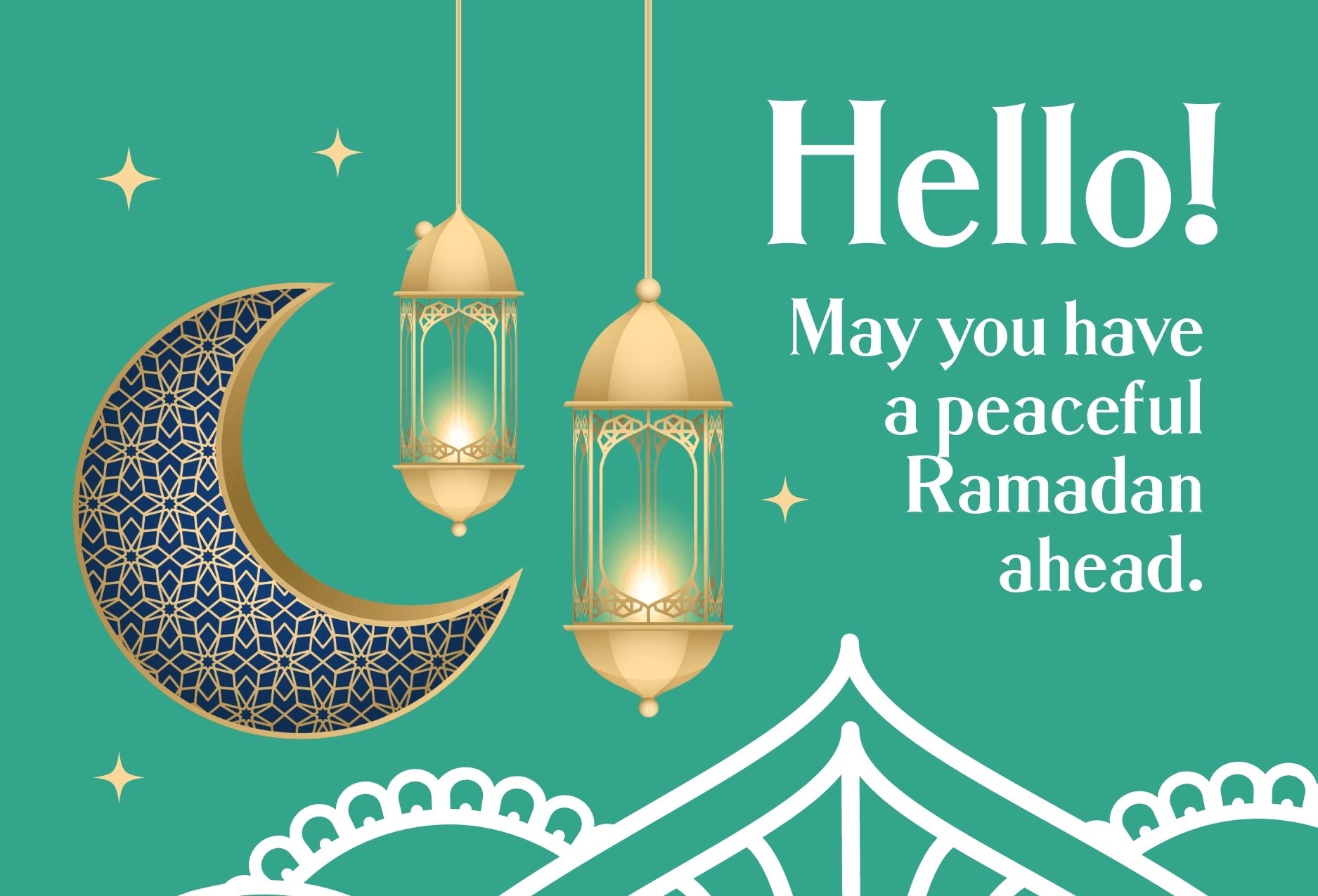 Free Ramadan Greeting Card Template