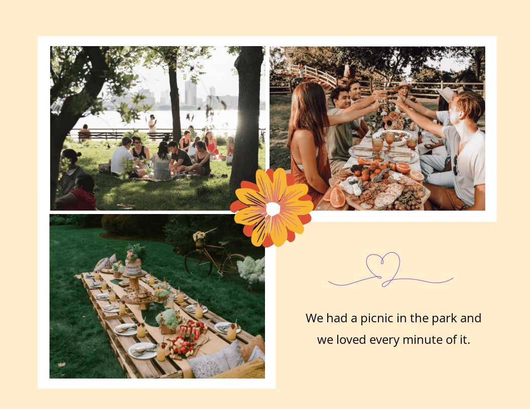 Free Professional Family Scrapbook Template to Edit Online