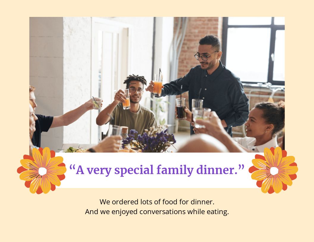 Free Professional Family Scrapbook Template to Edit Online