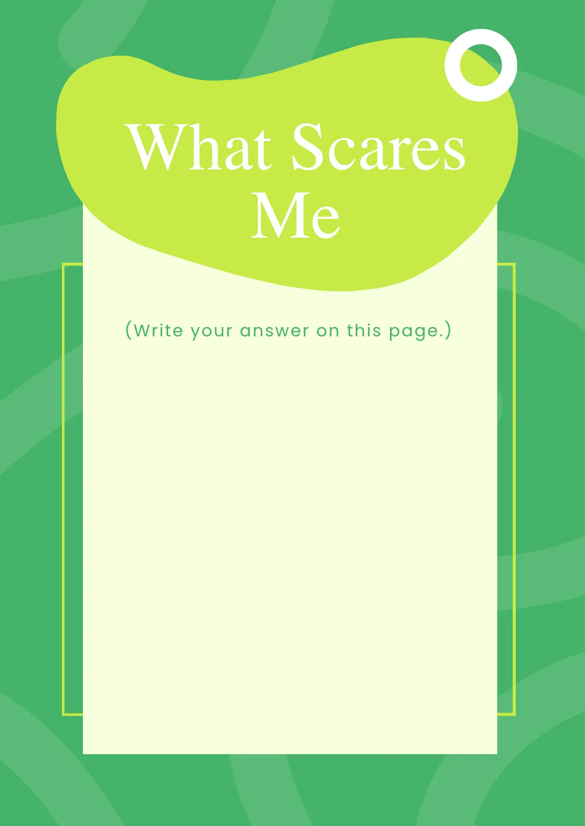Free All About Me Book Template to Edit Online