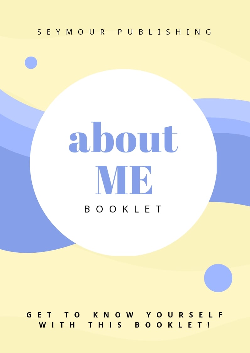 About Me Booklet Template in Word, Google Docs, Publisher, InDesign