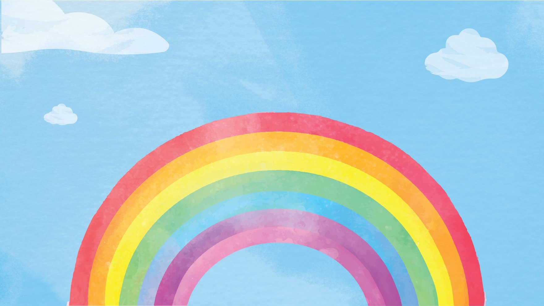 Free Watercolor Rainbow Background