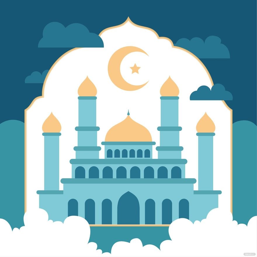 ramadan vector illustration free download