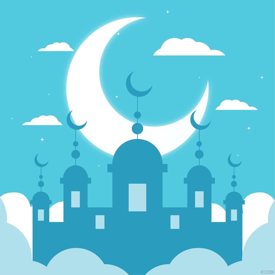 Eid Mubarak Vector in Illustrator, EPS, SVG, JPG, PNG