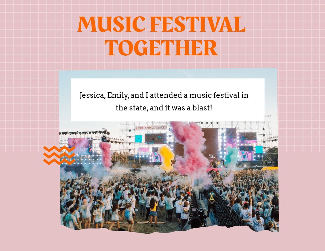 Free Friendship Scrapbook Template to Edit Online