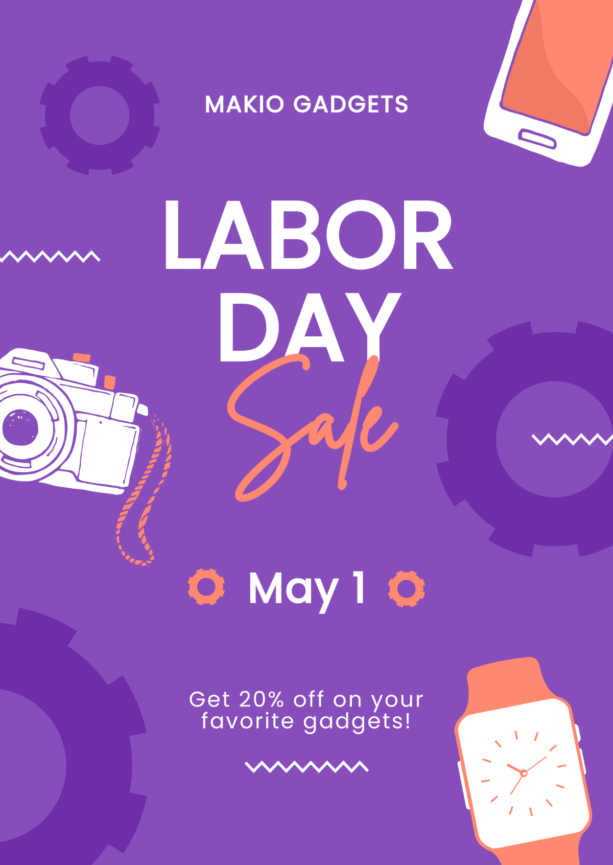 Labor Day Sale/Vector Template