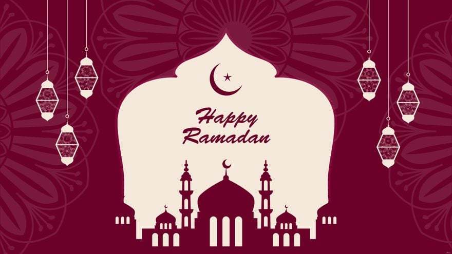 Happy Ramadan Background in Illustrator, EPS, SVG, JPG, PNG