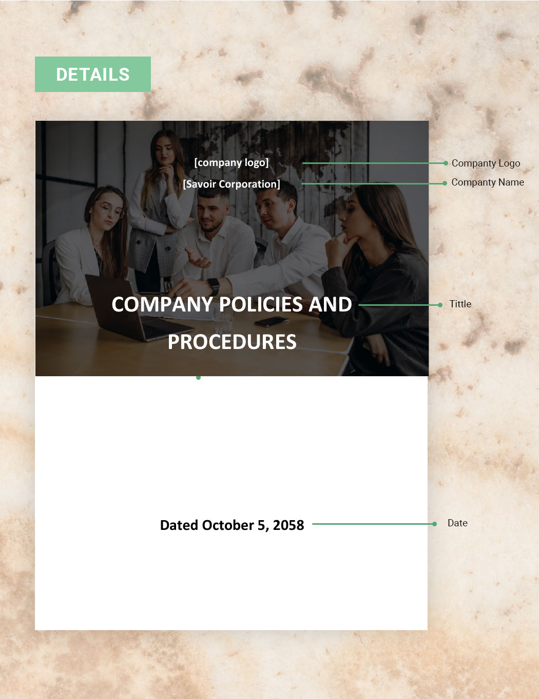 Company Policies And Procedures Template 
