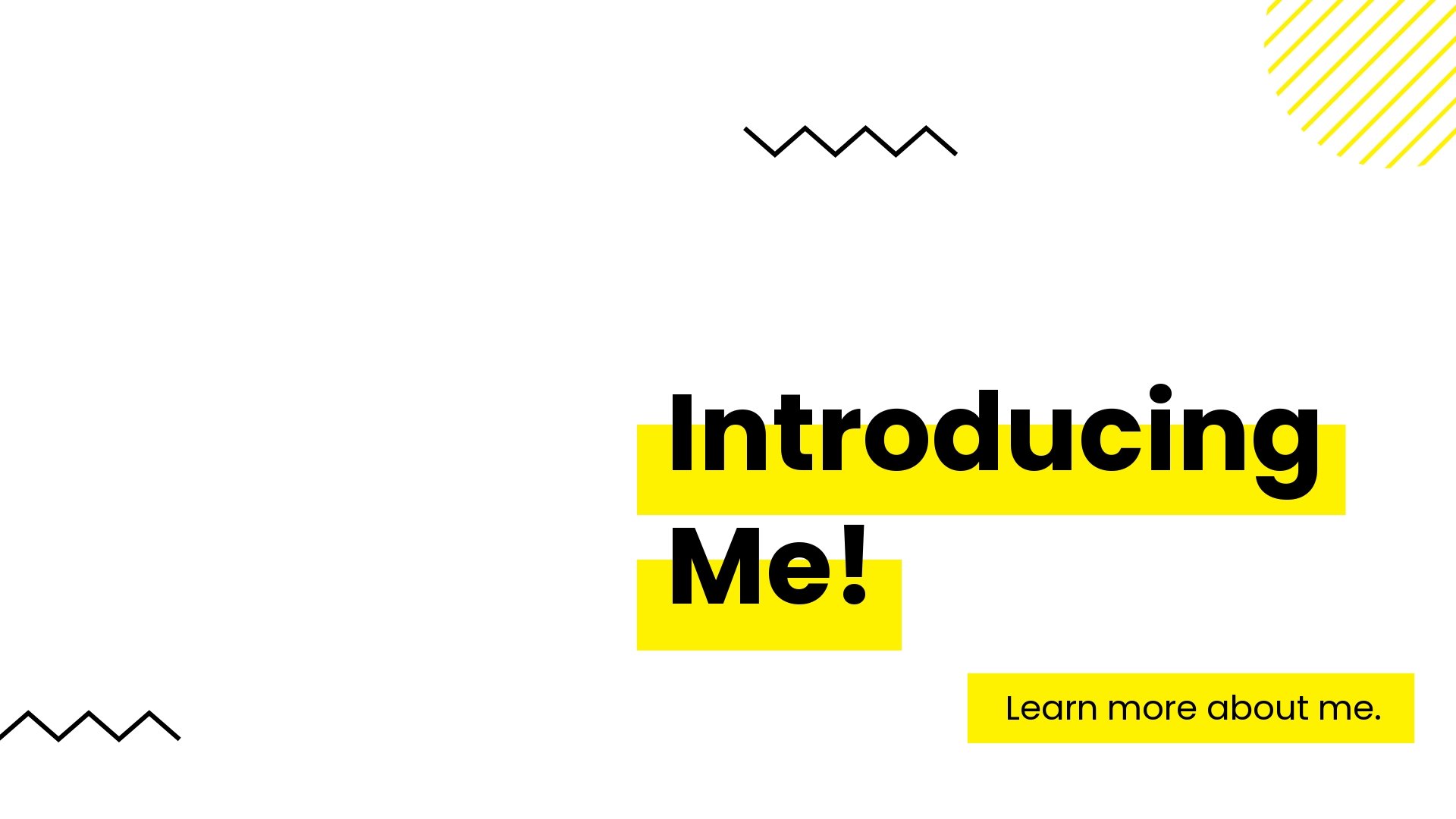 Introducing Me Video Template