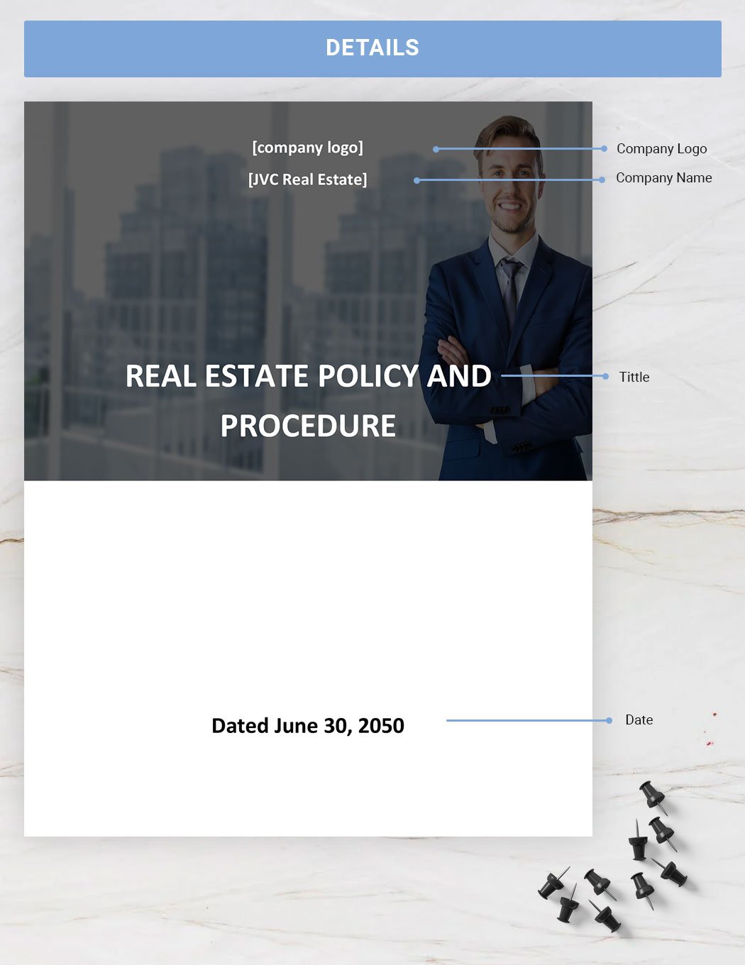 Real Estate Policy And Procedure Template