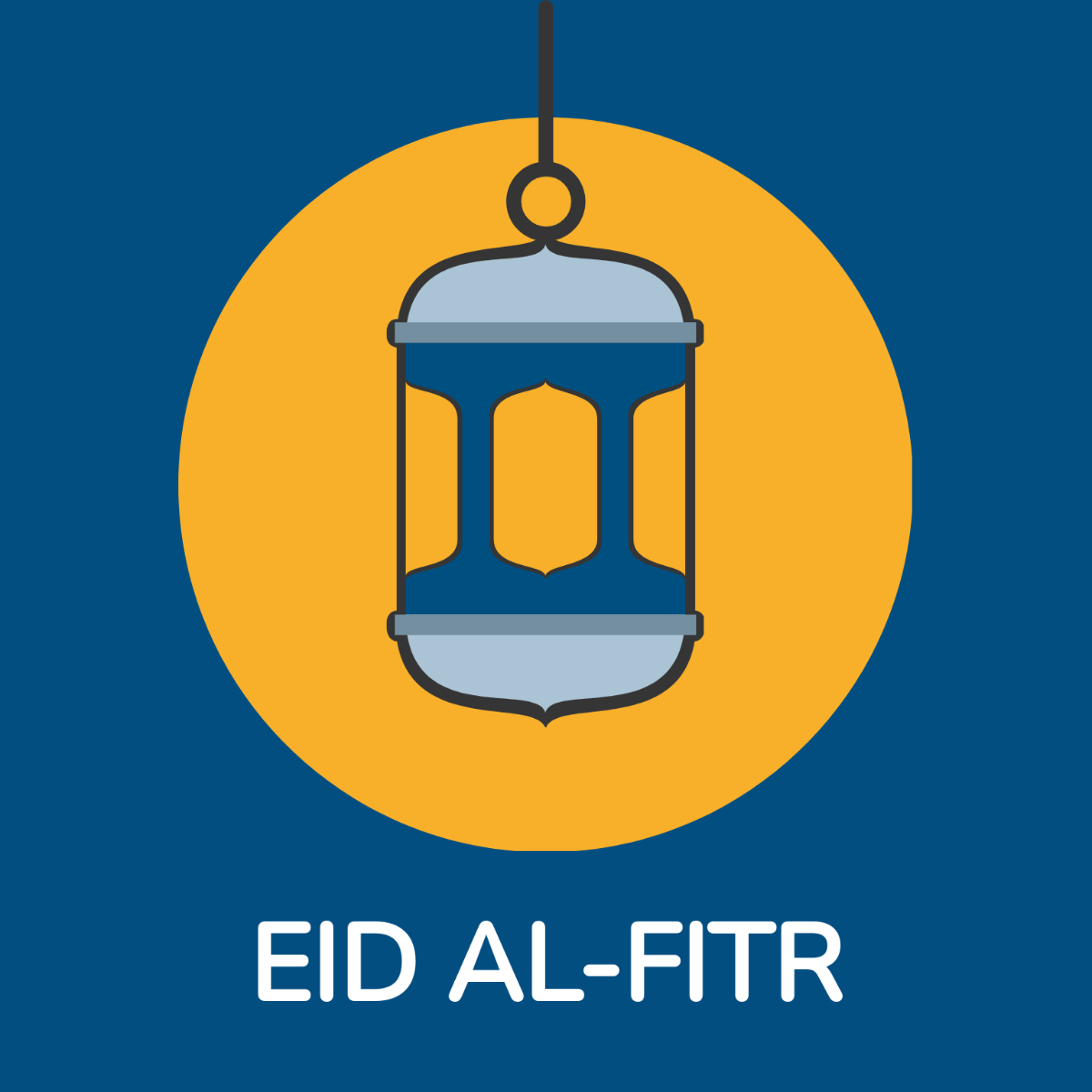 Cartoon Eid Al-Fitr Clipart Template
