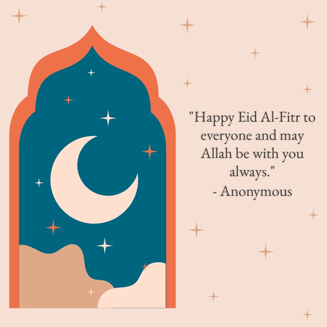 Happy Eid Al-Fitr Quote Template