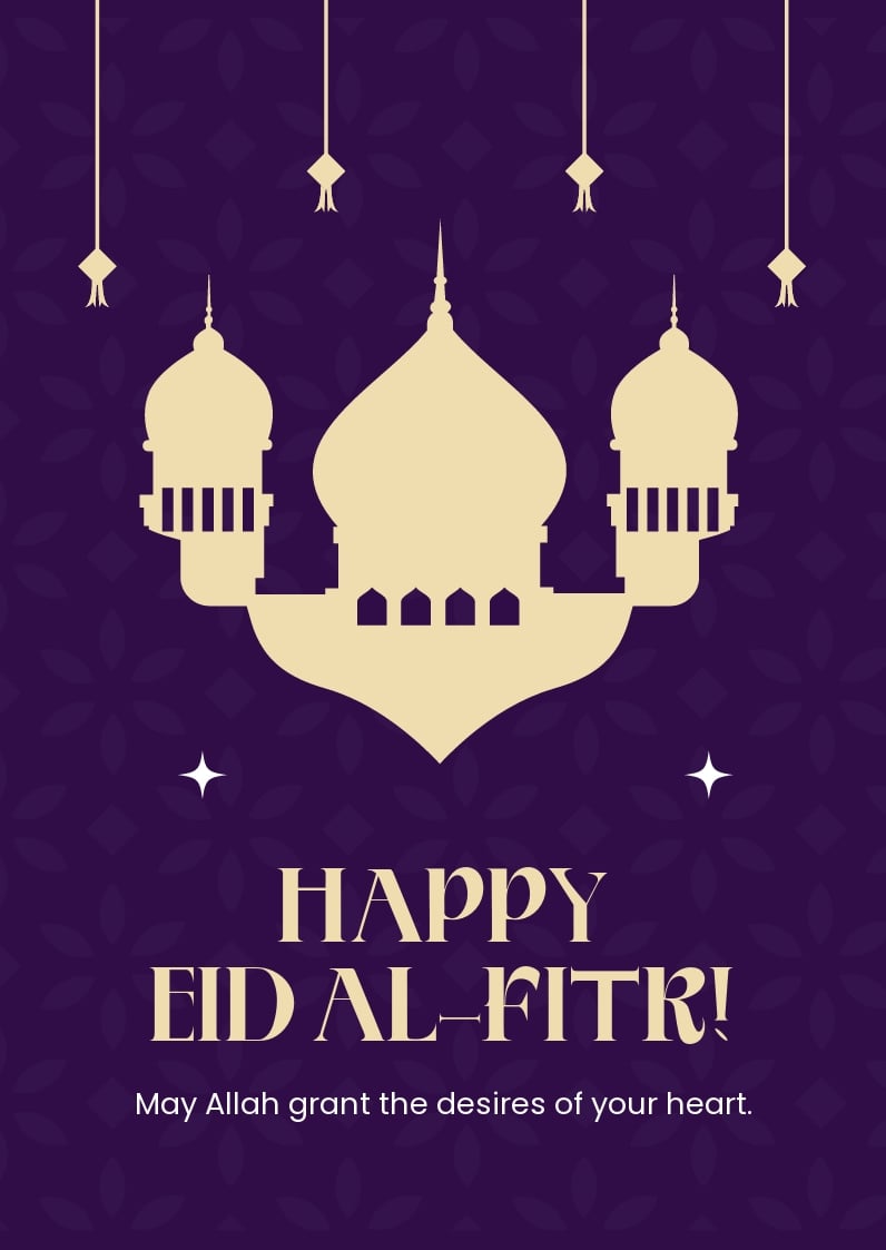 Happy Eid Al-Fitr Template