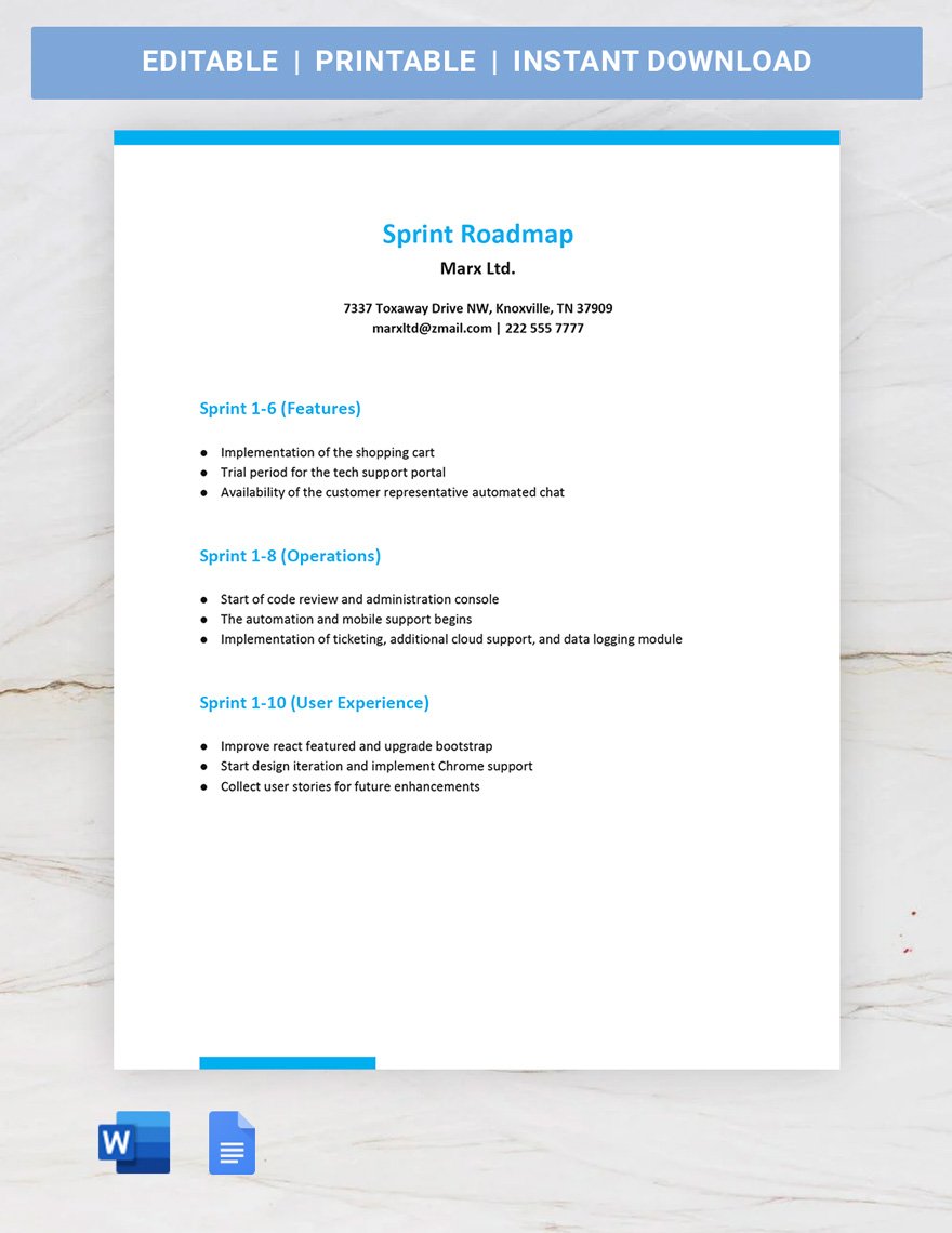 Top Sprint Review Meeting Agenda Template [Updated Version] • ZipDo