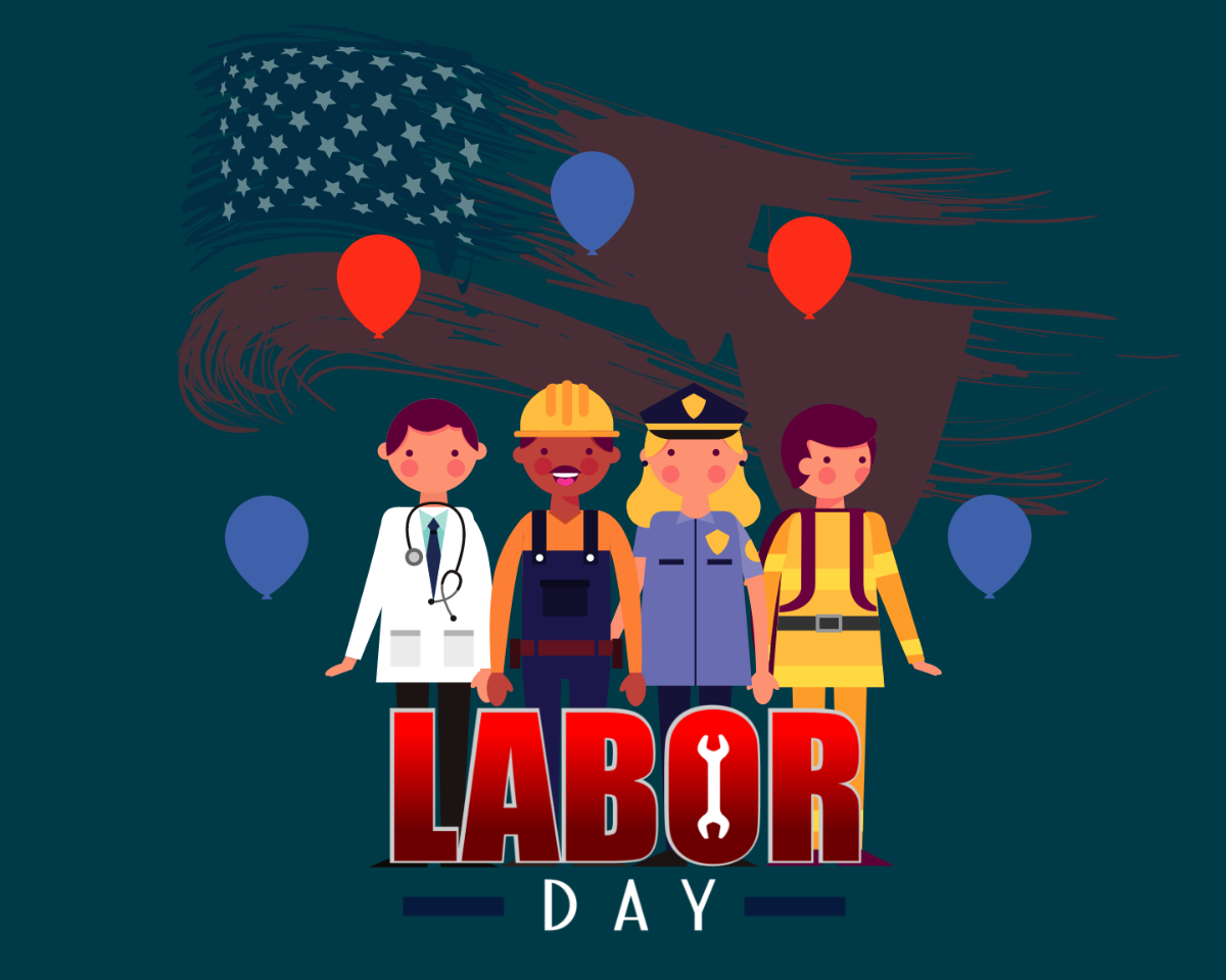 Labor Day Holiday Vector Template