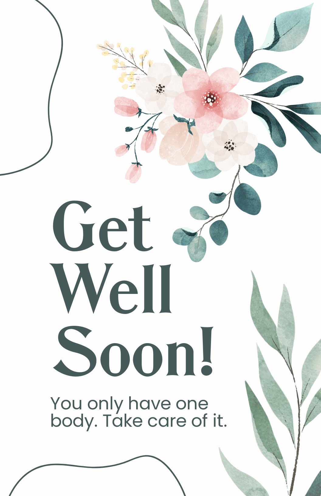 Get Well Soon Poster Template
