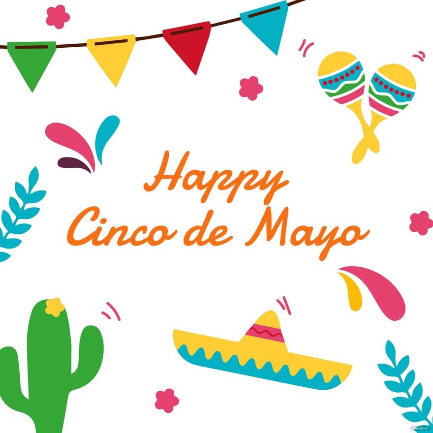 Free Cinco De Mayo Celebration Vector in Illustrator, EPS, SVG, JPG, PNG