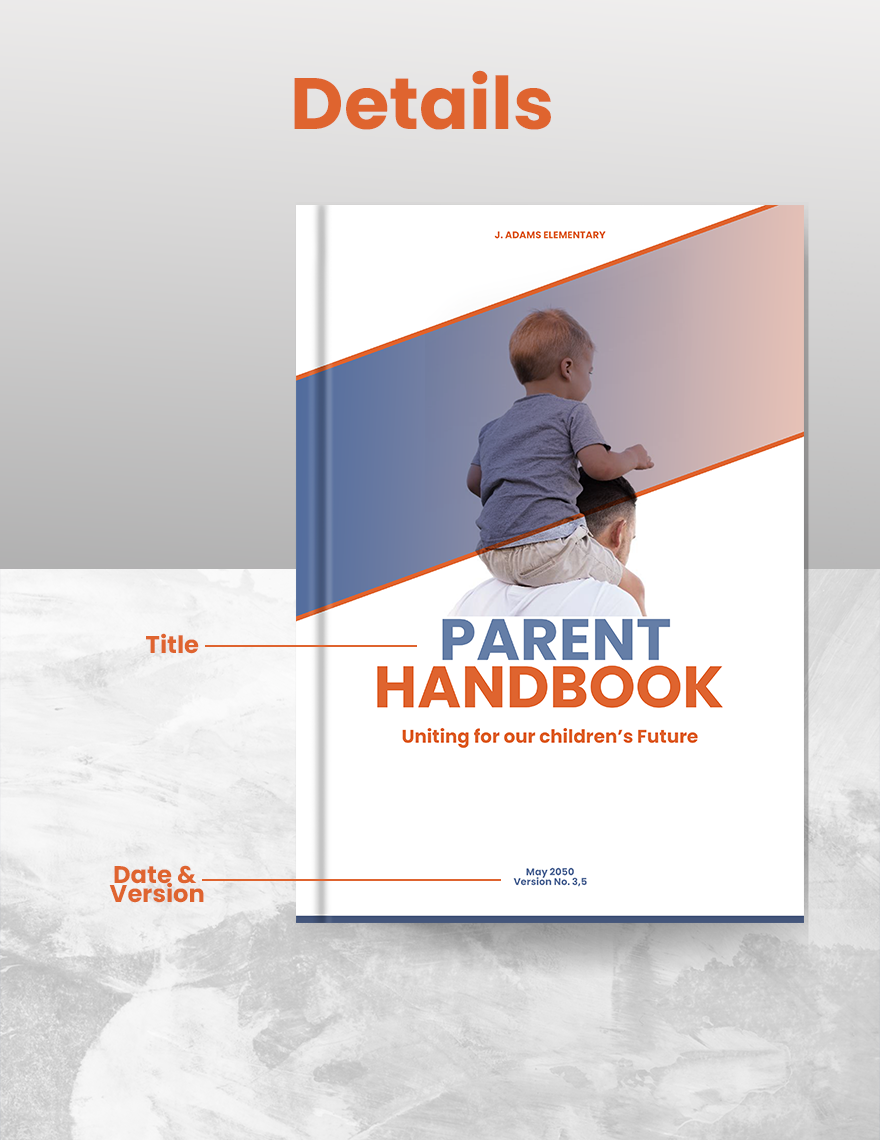 Parent Handbook Template Google Docs, Word