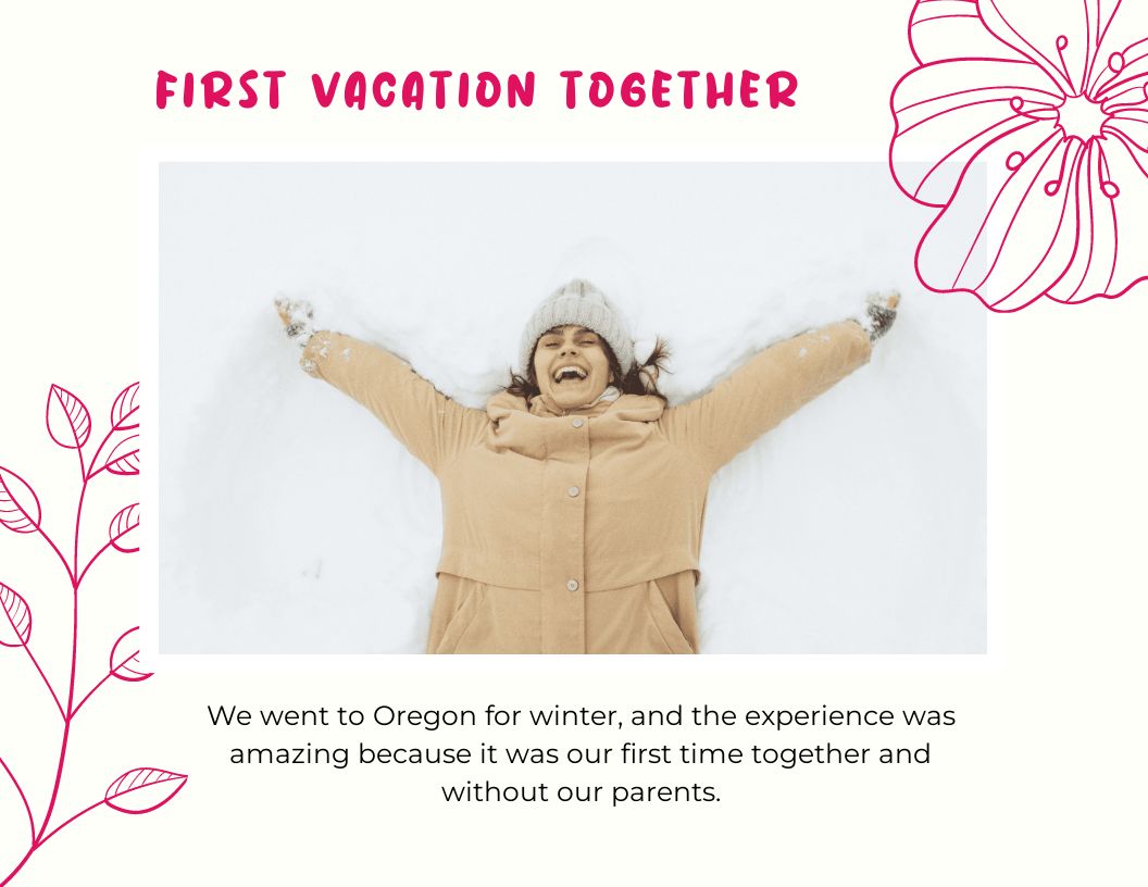 Free Best Friend Scrapbook Template to Edit Online