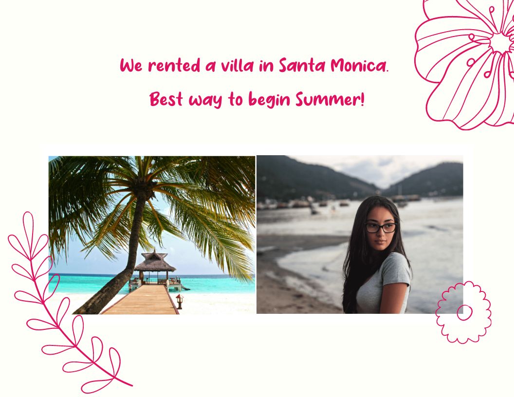 Free Best Friend Scrapbook Template to Edit Online