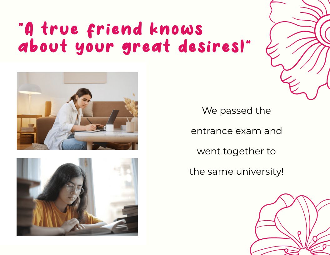 Free Best Friend Scrapbook Template to Edit Online