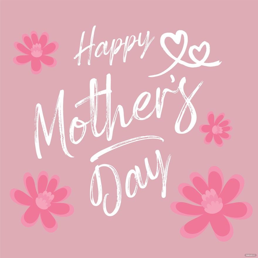 Free Happy Mother's Day Clipart  in Illustrator, EPS, SVG, JPG, PNG